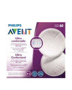 Philips Avent Ultra Comfortable Breastfeeding Pads x60