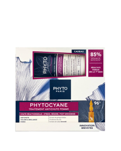 Phyto Phytocyane Mulher Pack Ampolas Queda Reacional + Shampoo