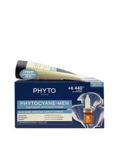 Phyto Phytocyane-Men Ampoules + Shampoo Set