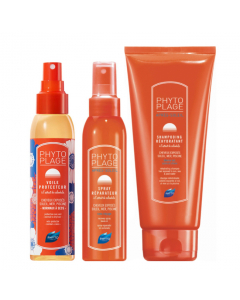 Phyto Phytoplage Protective Sun Veil Spray + Recovery Spray + Rehydrating Shampoo Gift Set