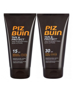 Piz Buin Tan & Protect Kit Tan Intensifying Sun Lotion SPF30 + SPF15