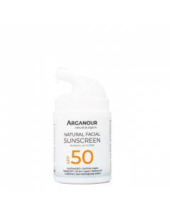 Arganour Protector Solar Facial Natural SPF50 50ml