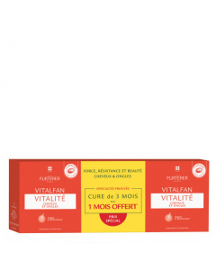 Rene Furterer Vitalfan Vitality Hair and Nails Supplement Pack 3x30caps