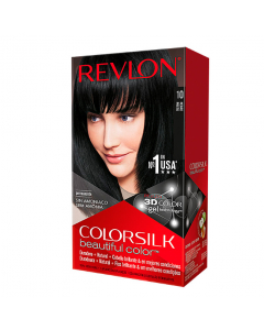 Revlon ColorSilk Beautiful Color Permanent Hair Color 10 Black