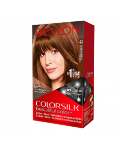 Revlon ColorSilk Beautiful Color Permanent Hair Color 43 Medium Golden Brown