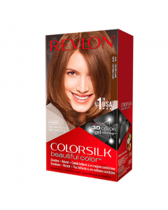 Revlon ColorSilk Beautiful Color Permanent Hair Color 51 Light Brown