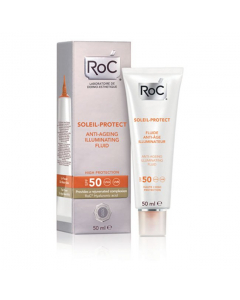 RoC Soleil Protect. Fluido iluminador antienvejecimiento FPS50 + 50ml