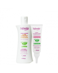 Saforelle Ultra Moisturizing Intimate Solution + Soothing Cream Set
