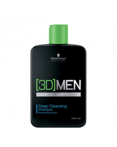 Schwarzkopf 3D Men Deep Cleansing Shampoo 250ml 