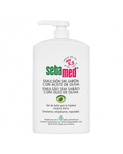 Sebamed Soap-Free Olive Face and Body Wash 1L