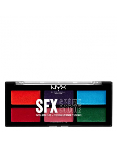NYX SFX Paleta de pintura para rostro y cuerpo Metal