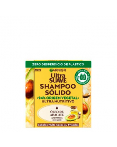 Garnier Ultra Soft Avocado Oil Solid Shampoo Dry or Frizzy Hair 60g