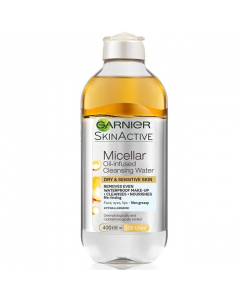 Garnier Skinactive. Agua Micelar en Aceite Maquillaje Impermeable 400ml