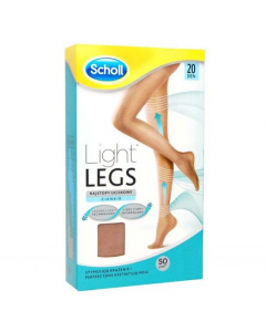 Dr. Scholl Light Legs. Medias de compresión 20DEN Talla XL Color Piel 1un.