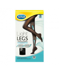 Dr. Scholl Light Legs. Medias de compresión 20DEN Talla S Negro 1un.