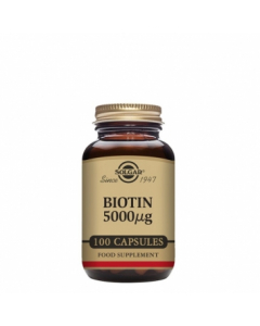Solgar Biotin 5000µg Vegetable Capsules x100