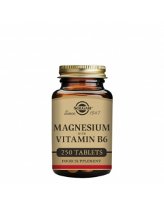 Solgar Magnesium and Vitamin B6 Capsules x250