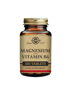 Solgar Magnesium with Vitamin B6 Tablets x100