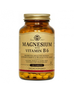 Solgar Magnesium with Vitamin B6 Tablets x250
