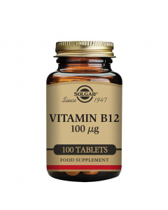Solgar Vitamina B12 100µg Comprimidos x100