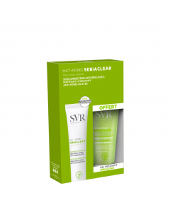 SVR Pack Sebiaclear Mat+Hidratante Matificante Poros + Gel Limpiador