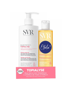 SVR Topialyse Baume Protect+ 400ml + Free Cleansing Oil 200ml Gift Set