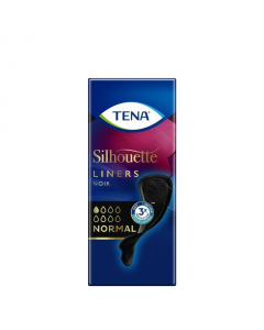 Tena Lady Silhouette Noir Panty Liners Normal x26