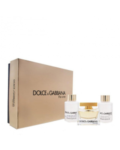 The One Eau de Parfum de Dolce Gabbana Coffret Mujer Perfume Oferta Loción + Gel de ducha 75 + 100 + 100ml