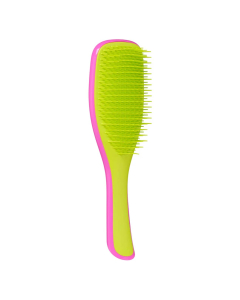 Cepillo desenredante para cabello mojado Tangle Teezer rosa y verde, 1 unidad.