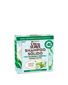 Garnier Ultra Soft Coconut And Aloe Vera Solid Shampoo Normal Hair 60g