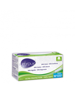 Unyque Tampons 100% Cotton Normal Flow x16
