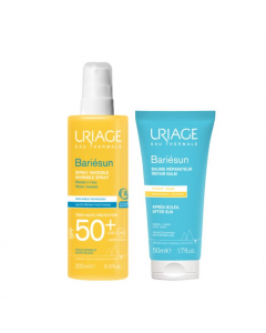Uriage Bariésun Cofre Invisible Spray SPF50+ 200ml + After Sun Repair Balm 50ml Cofre De Regalo