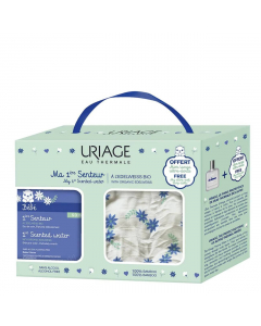 Uriage Baby 1st Scented Water + Diaper Cloth Gift Set