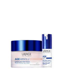 Uriage Age Absolu Redensifying Rosy Cream + Age Lift Smoothing Eye Care Set Regalo