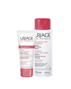 Uriage Roséliane Anti-Redness Cream + Thermal Micellar Water Gift Set