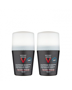 Vichy Homme Anti-Irritation Anti-Perspirant 48h Roll-On Deodorant Duo 2x50ml