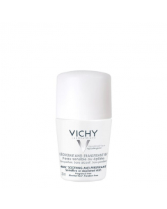 Vichy Soothing Anti-Perspirant Roll-On Deodorant for Sensitive Skin 50ml