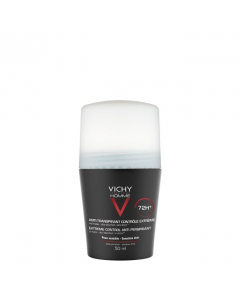 Vichy Homme Extreme Control Anti-Perspirant 72h Roll-On Deodorant 50ml