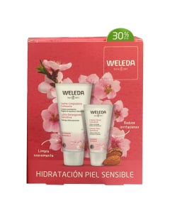 Set de cuidado facial para pieles sensibles con almendras de Weleda