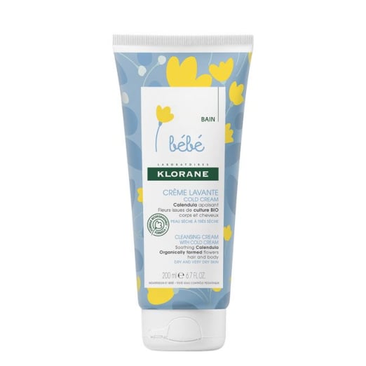 Klorane Baby Cleansing Cream With Cold Cream 200ml