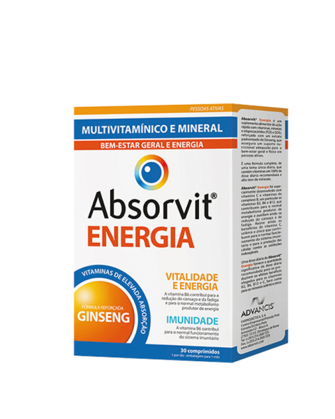 Absorvit Energy Supplement 30 tablets