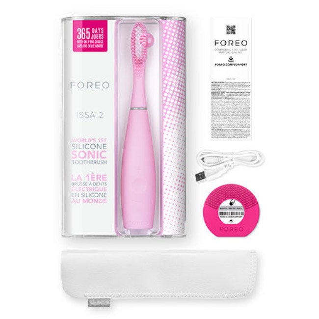 Cepillo de dientes eléctrico FOREO Issa Rosa perla