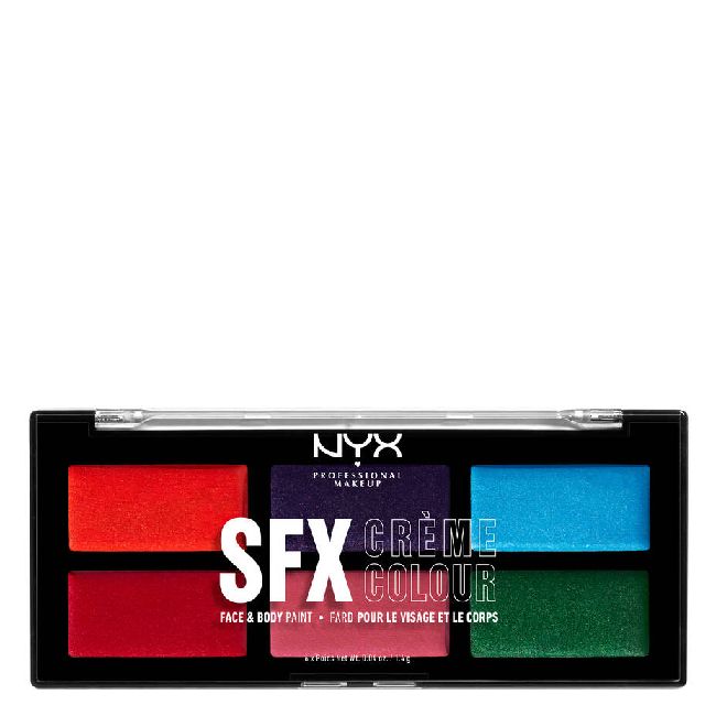 NYX Professional Makeup  SFX Face & Body Paint Face Palette for Body and Face Shade 03 - Metals 6x1,4 g
